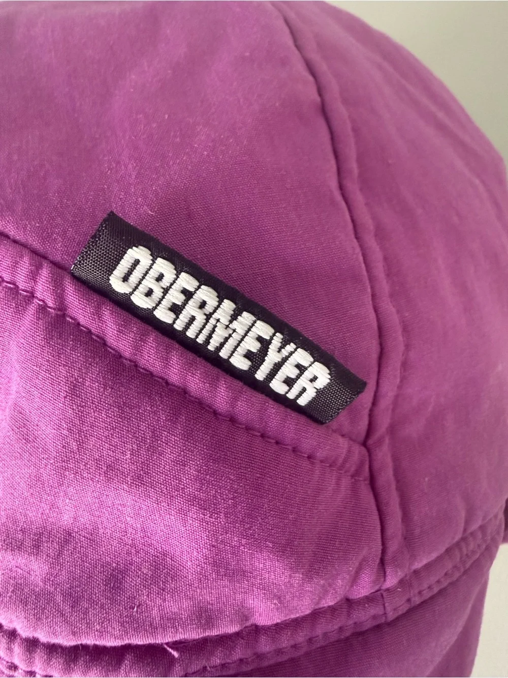 Obermeyer Vintage 90s Purple Winter Hat Ear Flaps Fleece Lined Women’s Medium
